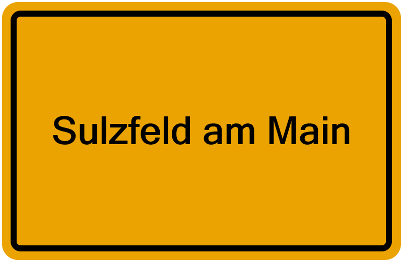 Handelsregister Sulzfeld am Main